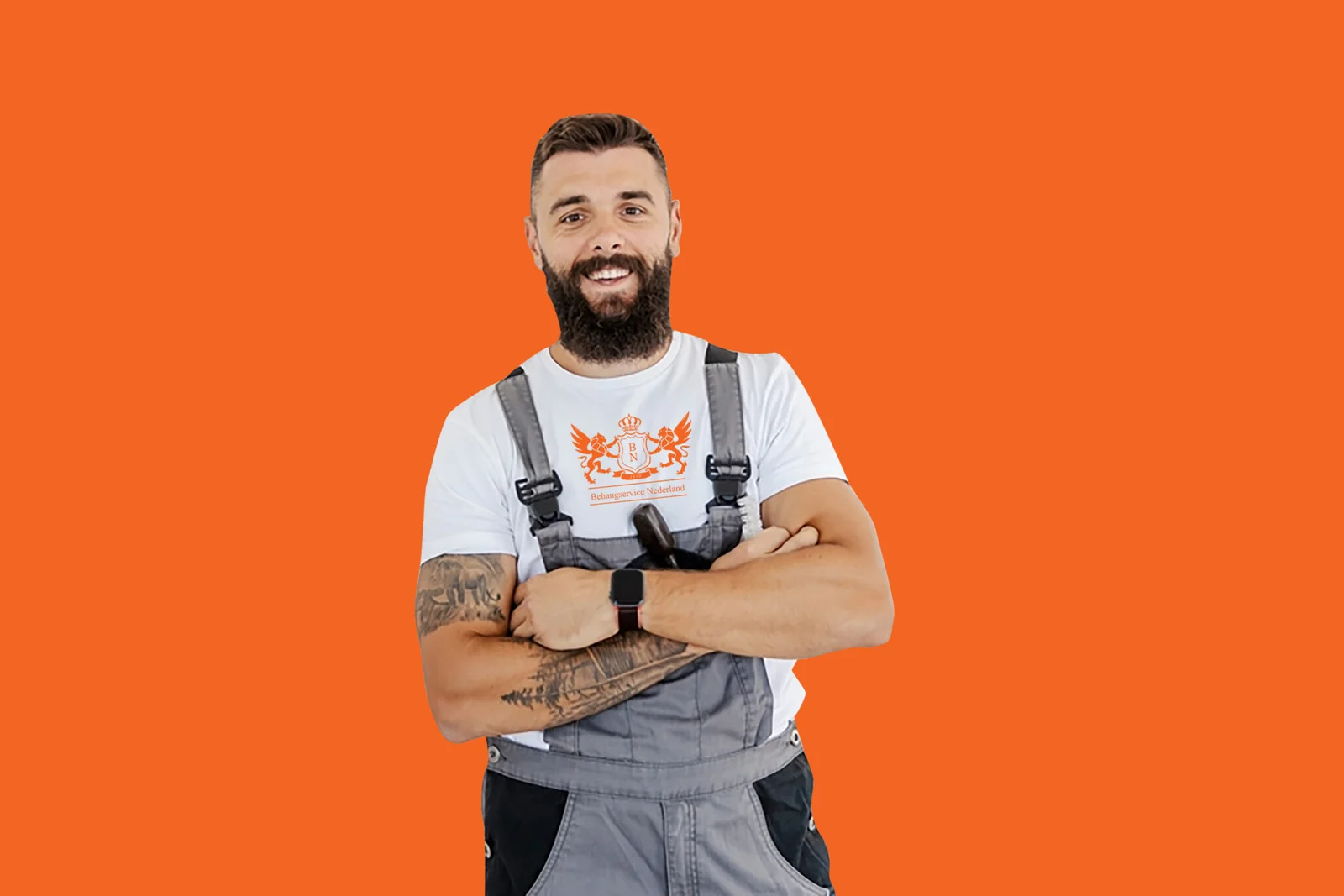 Dit is Jan onze renovlies behanger in Zeist die bekend staat om zijn strakke werk.